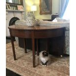 PAIR OF GEORGE III MAHOGANY SIDE TABLES