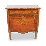 19TH-CENTURY KINGWOOD AND MARQUETRY COMMODE