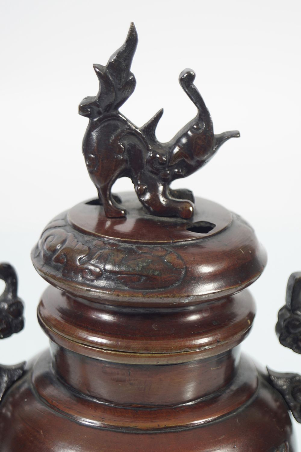 19TH-CENTURY JAPANESE BRONZE CENSER - Image 2 of 3