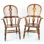 TWO 19TH-CENTURY WINDSOR CHAIRS