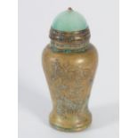 CHINESE BRONZE SNUFF BOTTLE