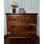 VICTORAIN PINE CHEST OF DRAWERS