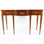 EDWARDIAN PERIOD MAHOGANY AND INLAID HALL TABLE