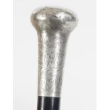 19TH-CENTURY EBONY WALKING STICK