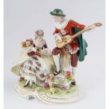 EDWARDIAN PORCELAIN GROUP