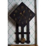 EDWARDIAN WALL CLOCK