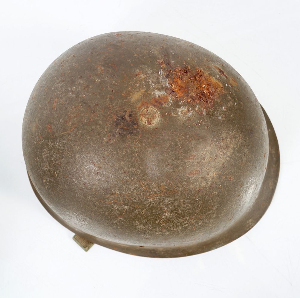 AMERICAN WWII HELMET - Image 2 of 3