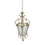 BRASS HALL LANTERN