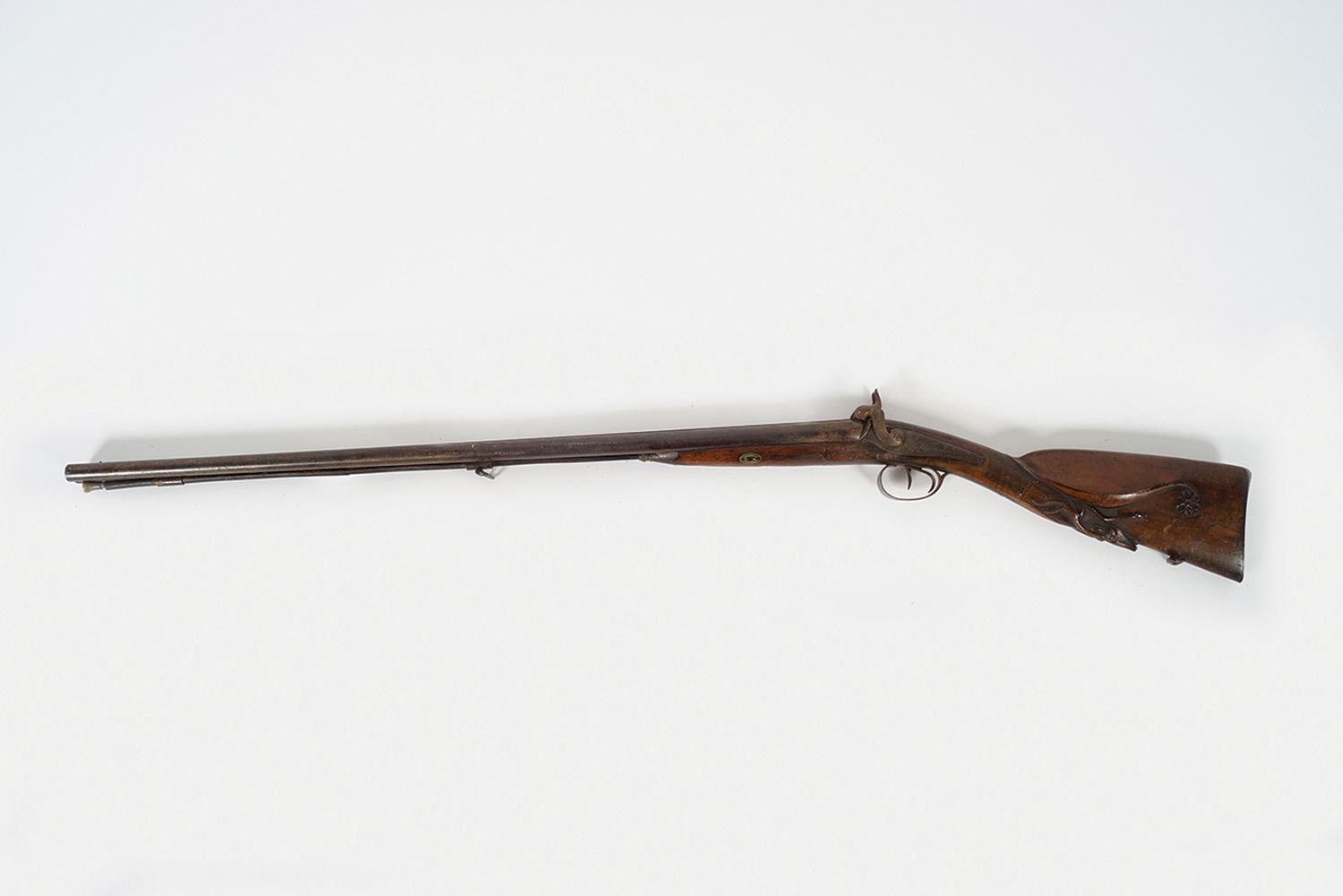 PERCUSSION DOUBLE BARREL RIFLE