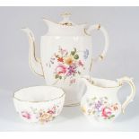 3 PIECE CROWN DERBY COFFEE SET