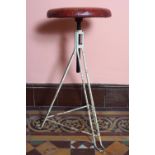 EARLY 20TH-CENTURY REVOLVING STOOL