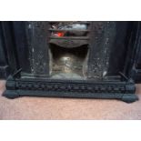 SMAILL 19TH-CENTURY CAST IRON FIRE FENDER