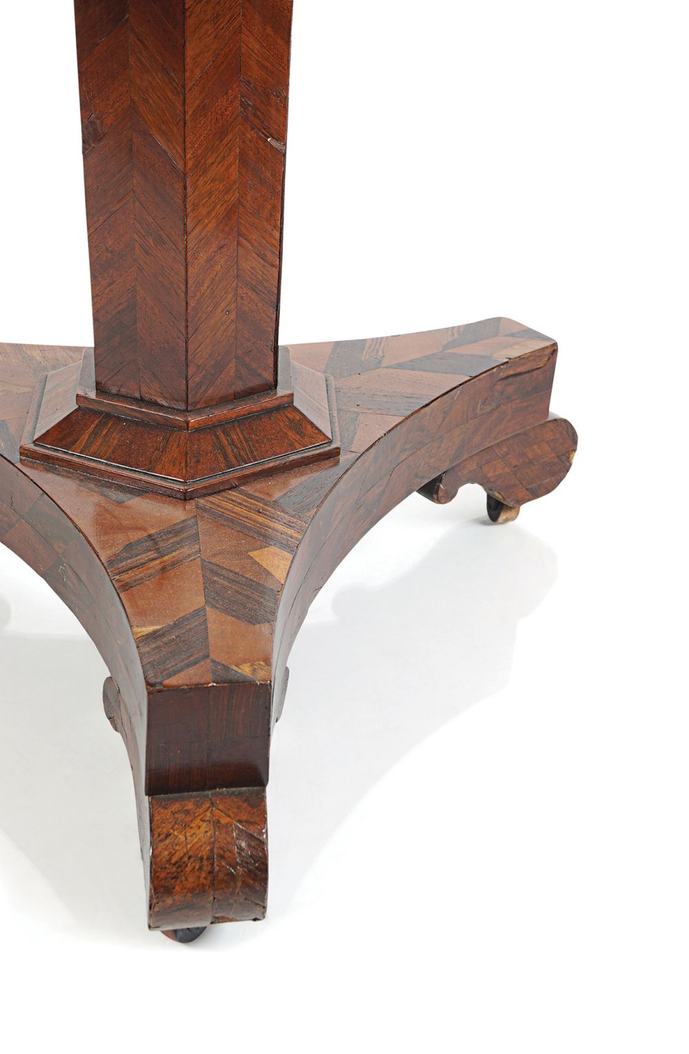 19TH-CENTURY WALNUT CENTRE TABLE - Image 3 of 3