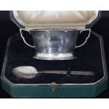 CASED SILVER SUGAR BOWL