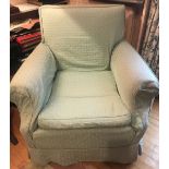 VICTORIAN UPHOLSTERED ARMCHAIR