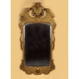 IRISH 18TH-CENTURY CARVED GILTWOOD PIER MIRROR