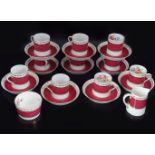 STAFFORDSHIRE CHINA COFFEE SET