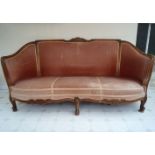 LARGE EARLY 20TH-CENTURY FRENCH SETTEE