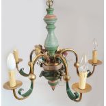 EARLY 20TH-CENTURY ART CHANDELIER