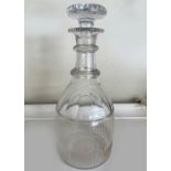 GEORGIAN GLASS DECANTER