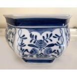 CHINESE BLUE AND WHITE BOWL