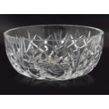 HEAVY CRYSTAL FRUIT BOWL