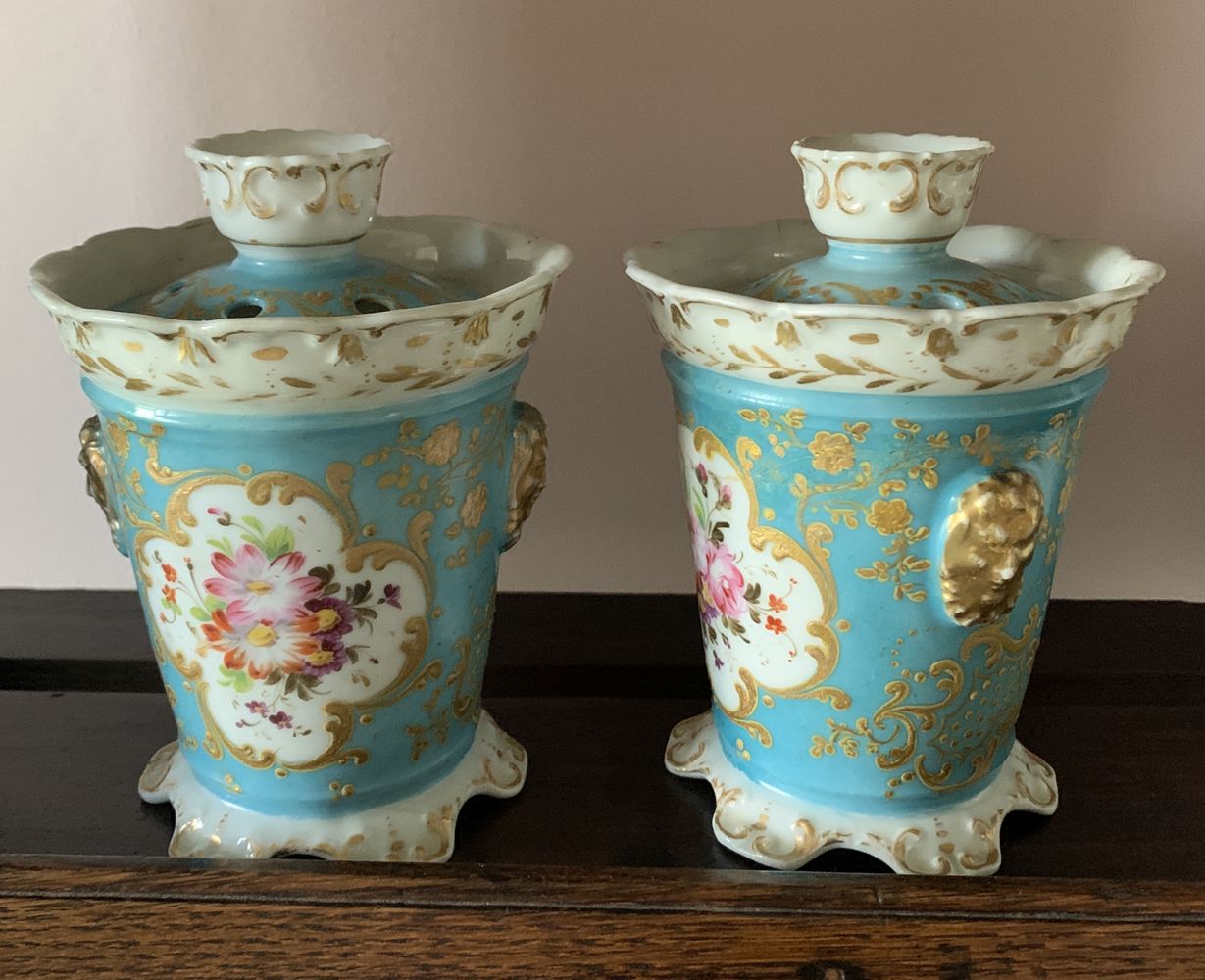 PAIR OF JACOB PETIT POT POURRI - Image 3 of 3