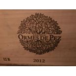 CHATEAU LES ORMES DE PEZ 2012 BORDEAUX