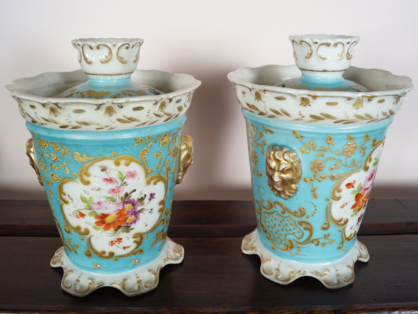 PAIR OF JACOB PETIT POT POURRI