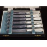 CASED SET OF 6 BUTTER KNIVES