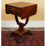 WILLIAM IV ROSEWOOD LAMP TABLE