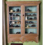 LATE 18TH-CENTURY HANGING COLLECTOR'S CABINET