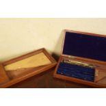 TWO 19TH-CENTURY MAHOGANY CARTOGRAPHY CASES