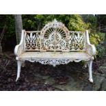 HEAVY CAST IRON GARDEN BENCH