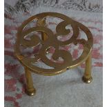 19TH-CENTURY BRASS TRIVIT