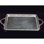 SILVER PLATED PRESENTATION TRAY