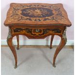 19TH-CENTURY FRENCH KINGWOOD WORKTABLE