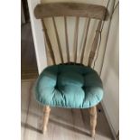 PAIR OF PINE KITCHEN CHAIRS