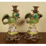 PAIR OF GERMANY PORCELAIN CANDLESTICKS