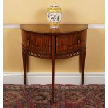 19TH-CENTURY DUTCH SATINWOOD SIDE TABLE