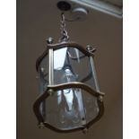 BRASS HALL LANTERN