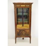 19TH-CENTURY VERNIS MARTIN CORNER CABINET