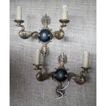 PAIR OF EMPIRE SCONCES