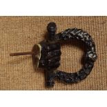 HEAVY CAST IRON GEORGIAN IRISH DOOR KNOCKER