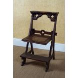 PUGIN OAK GOTHIC CHAIR