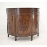 GEORGE III STYLE MAHOGANY SIDE CABINET