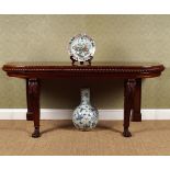 LARGE IRISH REGENCY PERIOD HALL TABLE