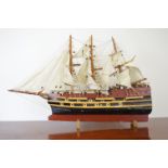 MODEL OF A SAILING SHIP