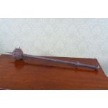 EARLY CAST IRON BATTLE MACE