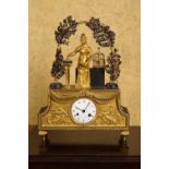 ORMOLU CLOCK FEATURING AN ALLEGORY OF ‘CARITAS’